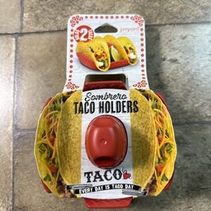 Prepara Sombrero Double Taco Holders (Pack of 4) New In Package